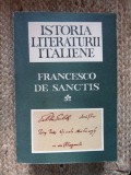 ISTORIA LITERATURII ITALIENE-FRANCESCO DE SANCTIS