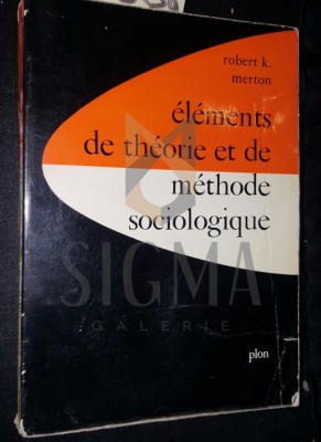 ELEMENTS DE THEORIE ET DE METHODE SOCIOLOGIQUE foto