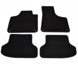 Covorase mocheta Audi A3 3 usi 5/2003-5/2012 si Audi A3 5 usi SPORTBACK 9/2004-5/2012 culoare negru, set de 4 bucati, Rapid