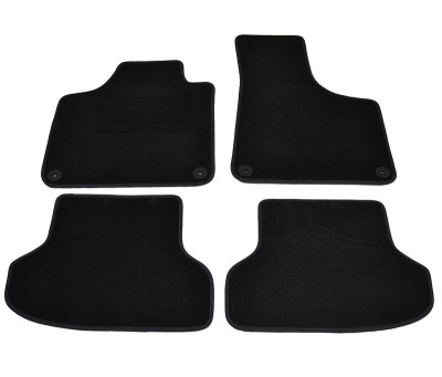 Covorase mocheta Audi A3 3 usi 5/2003-5/2012 si Audi A3 5 usi SPORTBACK 9/2004-5/2012 culoare negru, set de 4 bucati foto