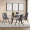 Set 4 scaune bucatarie Lexnitz gri inchis [en.casa] HausGarden Leisure
