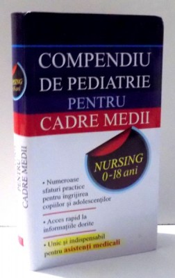 COMPENDIU DE PEDIATRIE PENTRU CADRE MEDII de EDWARD ALAN GLASPER...JIM RICHARDSON , 2007 foto