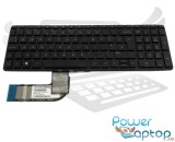 Tastatura HP Envy 15 k iluminata layout UK fara rama enter mare, Envy 15 k100 iluminata layout UK fara rama