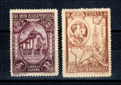 Spania 1930 - Mi550,551 neuzate foto