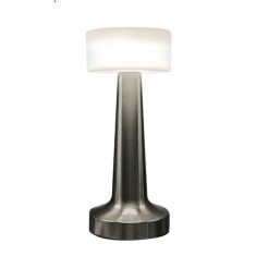 Lampa metalica Stk de masa cu USB, 3 nivele de lumina si functie touch 21 cm
