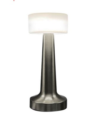 Lampa metalica Stk de masa cu USB, 3 nivele de lumina si functie touch 21 cm foto
