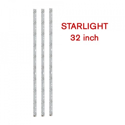 Set barete LED TV STARLIGHT 32 inch, set 3barete 10led, DLED32DH3101005.B DFD-2 foto