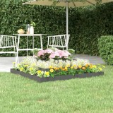 VidaXL Jardinieră, gri, 110x110x27 cm, lemn masiv de pin 823873