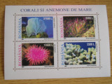M1 TX7 13 - 2002 - Corali si anemone de mare - blocuri, Fauna, Nestampilat