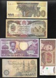 Set 5 bancnote de prin lume adunate (cele din imagini) #298