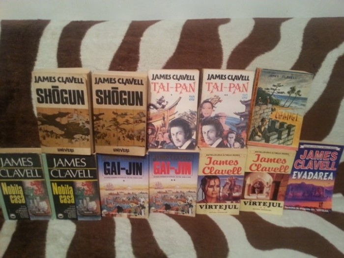 SHOGUN/TAI PAN/CHANGI/NOBILA CASA/GAI JIN/VARTEJUL/EVADAREA-JAMES CLAVELL