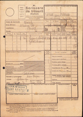 HST A2031 Scrisoare de trăsură 1940 Societatea Mica Brad Hunedoara - Hălmagiu foto