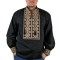 Bluza tip ie barbati RBN24 negru/crem , marimea 2XL