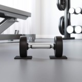 vidaXL Pat din granulate de cauciuc Negru 9 x 9 x 0,6 cm Cauciuc 42027231