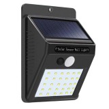 Cumpara ieftin Lampa Solara Perete cu Senzor Miscare 30 LED SMD, Rohs, 120 Lumeni, IP65, Iluminat Exterior, Gradina, Alee
