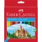 Creioane colorate hexagonale Faber-Castell 24 culori/set