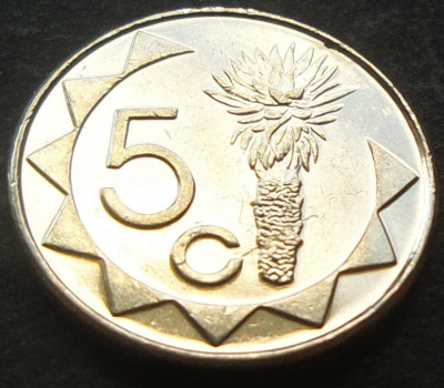 Moneda exotica 5 CENTI - NAMIBIA, anul 2015 *cod 545 A foto