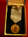 Medalie comunista Cehoslovacia - Pt.Munca Voluntara pt Soc. Socialista , cutie o