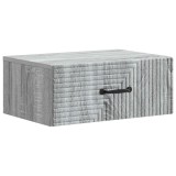 vidaXL Dulap de noapte suspendat Sonoma gri 49 x 34,5 x 20 cm 898627
