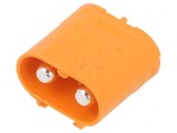Soclu Alimentare DC LC PIN 2 PCB THT Portocaliu