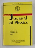 ROMANIAN JOURNAL OF PHYSICS , VOLUME 43, NUMBERS 1 - 2 , 1998