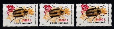 ROMANIA 2000 LP 1516 INSECTE SUPRATIPAR SERIE MNH foto