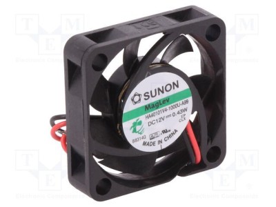 Ventilator DC axial 12V 40x40x10mm 9,13m3/h 15,7dBA SUNON Vapo foto
