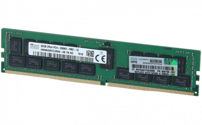 Memorie server HP 32GB 2RX4 PC4-2666V-RB2-12 840758-091
