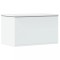 Cutie de depozitare, alb, 60x35x35 cm, lemn prelucrat