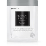 KORIKA FermentBeauty Hydrating Face Sheet Mask with Fermented Yogurt and Hyaluronic Acid mască facială de p&acirc;nză cu efect hidratant, cu iaurt fermentat