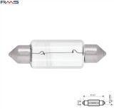 Bec 12V 18W T15x44 tip halogen (dimensiuni: 41 x 15 mm) - lumina alba