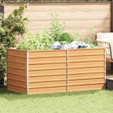 vidaXL Strat &icirc;nălțat de grădină Maro deschis 160 x 80 x 77 cm 42017334