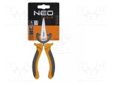 Cleşti drepţi semirotunzi universali alungiţi 200mm NEO TOOLS