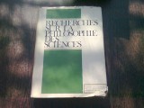RECHERCHES SUR LA PHILOSOPHIE DES SCIENCES (CARTE IN LIMBA FRANCEZA)