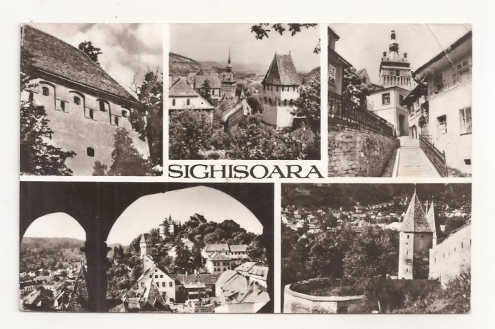 RF65 -Carte Postala- Sighisoara, circulata 1967