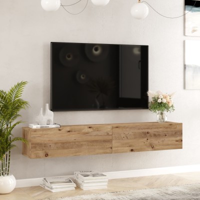 Comoda TV Lapinlahti 29,5x180x31,5cm stejar rustic HausGarden Leisure foto