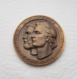 Medalie 1964 Mihai Eminescu si Ion Creanga