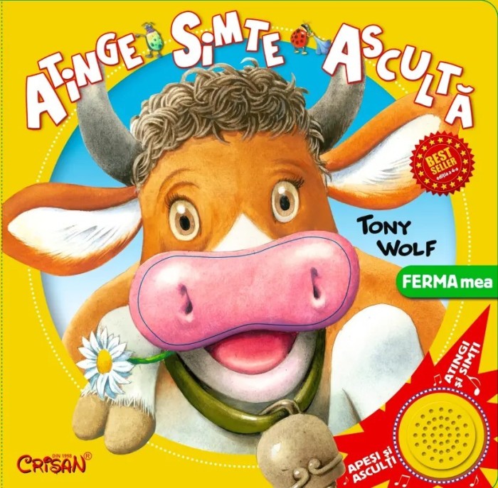 Ferma mea (Atinge, simte, asculta - Tony Wolf). Bestseller. Editia a 5-a