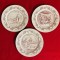 3 FARFURII DECORATIVE YVES ROCHER- TEMA &quot;NUNTA LA TARA&quot; D17,5cm