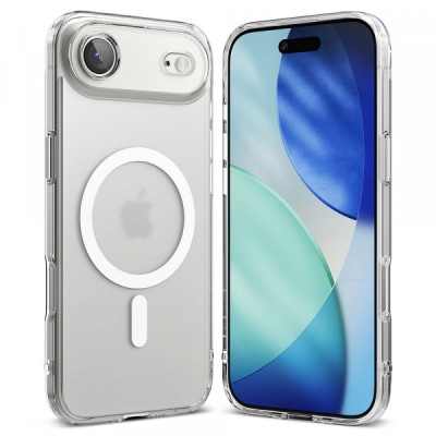 Husa MagSafe pentru Apple iPhone 17 Air, Ringke, Fusion, Transparenta Mata foto