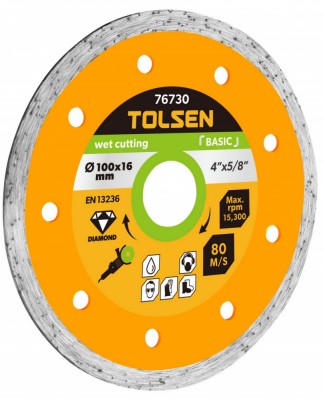 Disc cu diamant umed basic, 115x22.2 mm, Tolsen foto