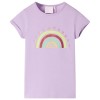 Tricou pentru copii, lila, 116, vidaXL