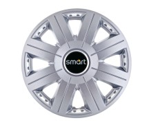 Set 4 capace roti Cosmos cromat R16 pentru gama auto Smart