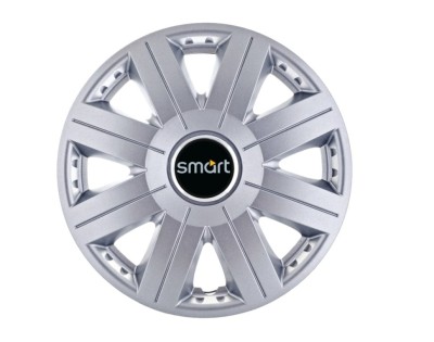 Set 4 capace roti Cosmos cromat R15, pentru gama auto Smart foto