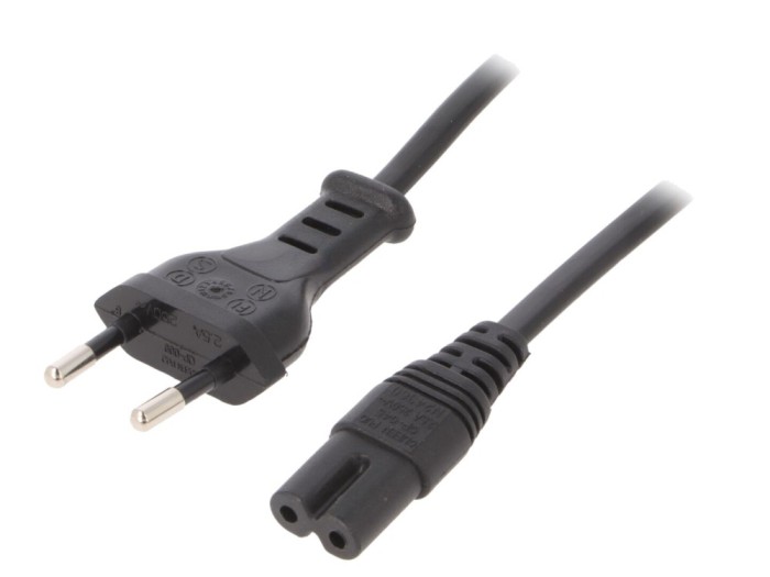 Cablu 2x0,75mm&sup2; 4m negru