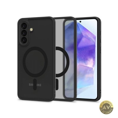 Husa MagSafe pentru Samsung Galaxy A56 A566 Tech-Protect Magmat Neagra foto