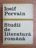 Iosif Pervain - Studii de literatura romana