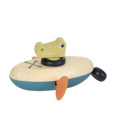 Jucarie pentru baie Barcuta crocodil,13x11x7 cm,+2 ani