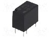 Releu subminiaturale, 12V DC, 2A, serie HONGFA RELAY - HFD23/012-1ZP