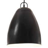 Cumpara ieftin Lampa suspendata industriala, negru, 32 cm, E27, rotund, 25 W